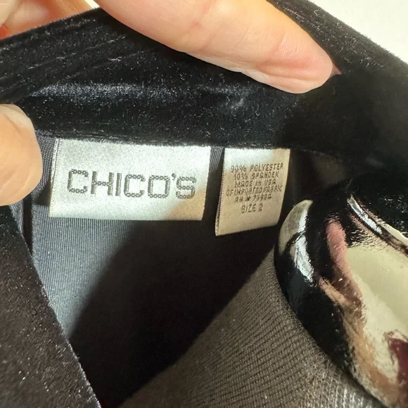 Chico’s Black Sleeveless Women's Top - Picture 9 of 9